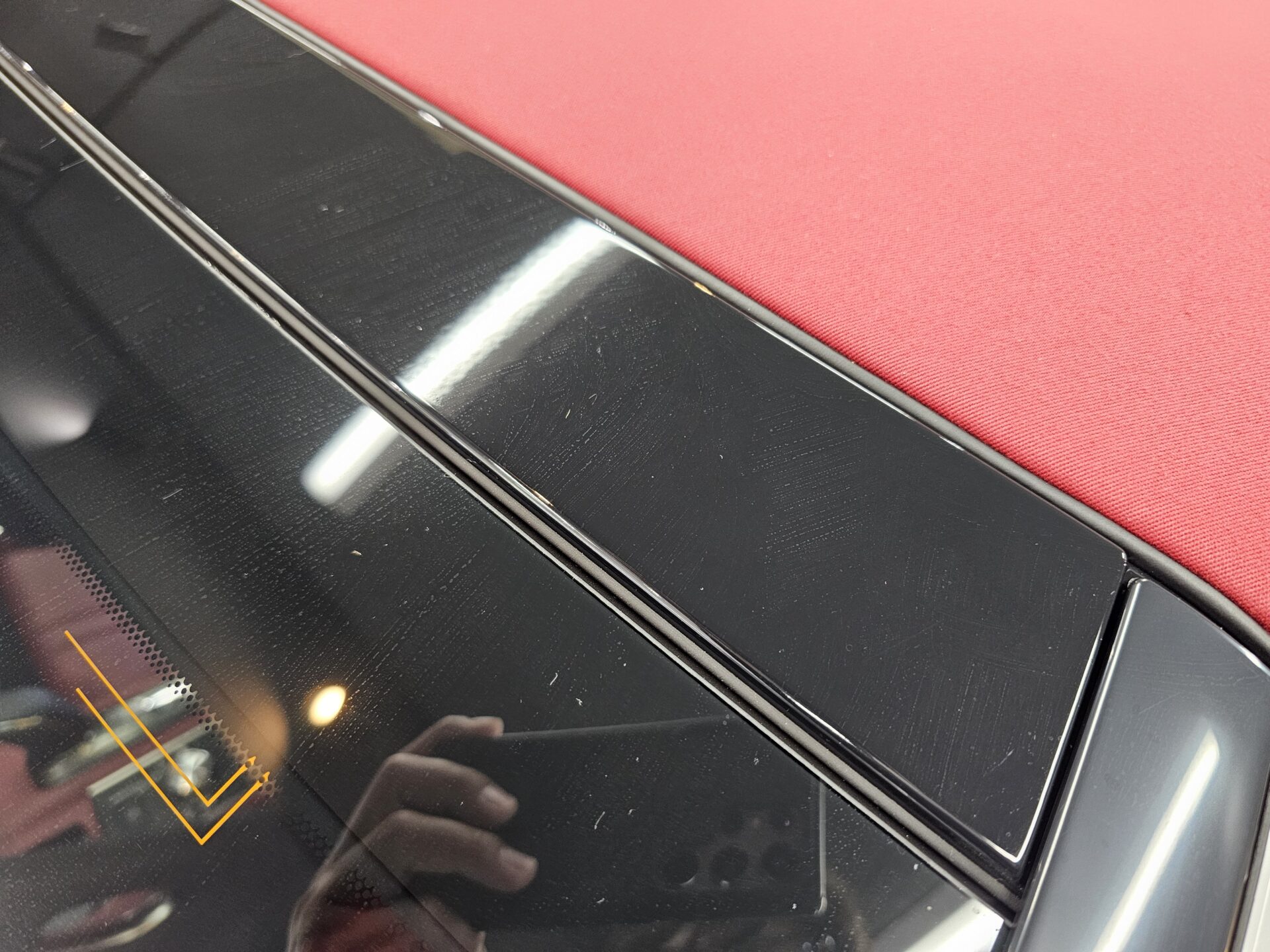 レクサスLC500コンバーチブル最終モデル ピアノブラック薄傷