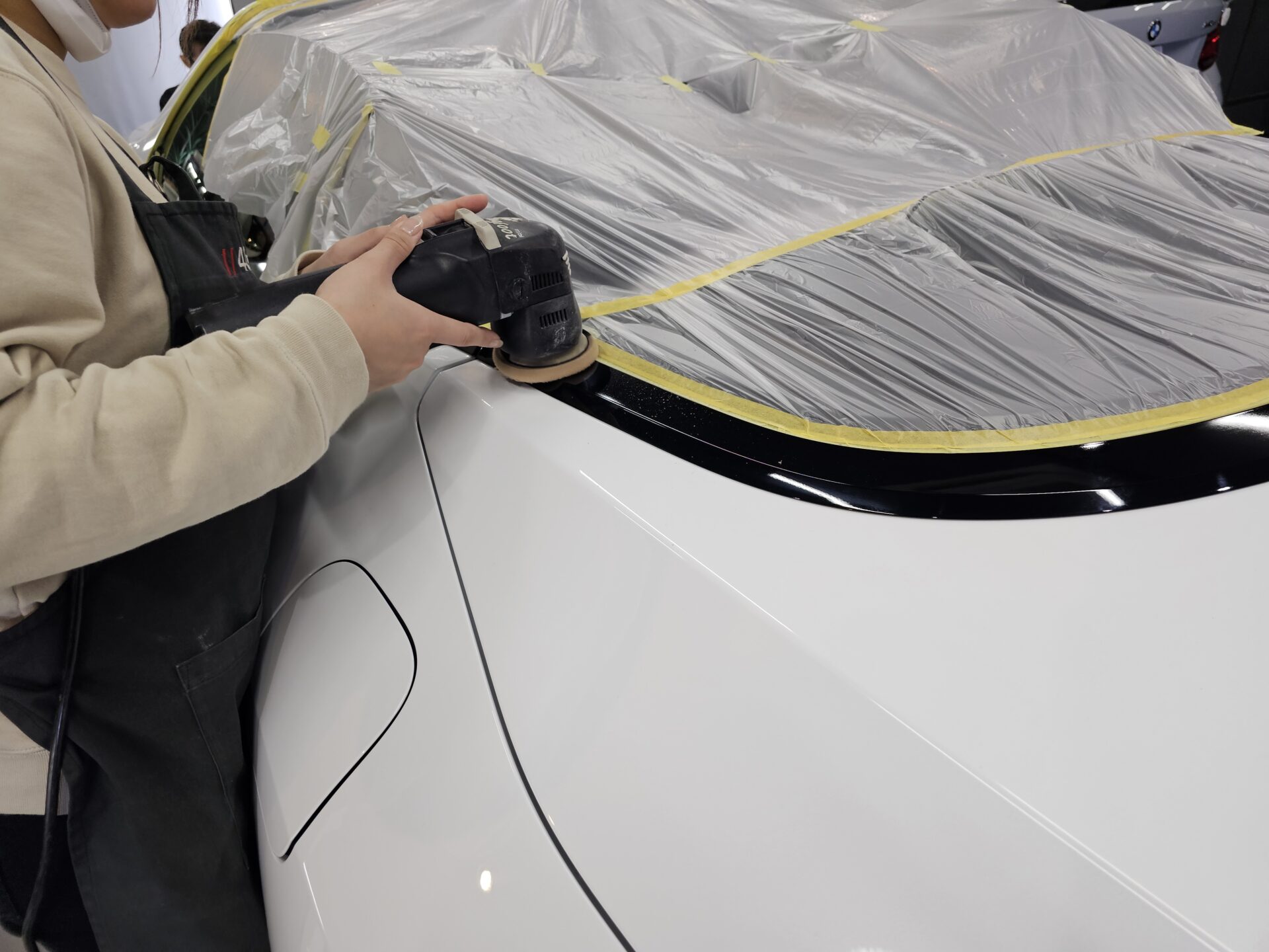 レクサスLC500コンバーチブル最終モデル モール磨き