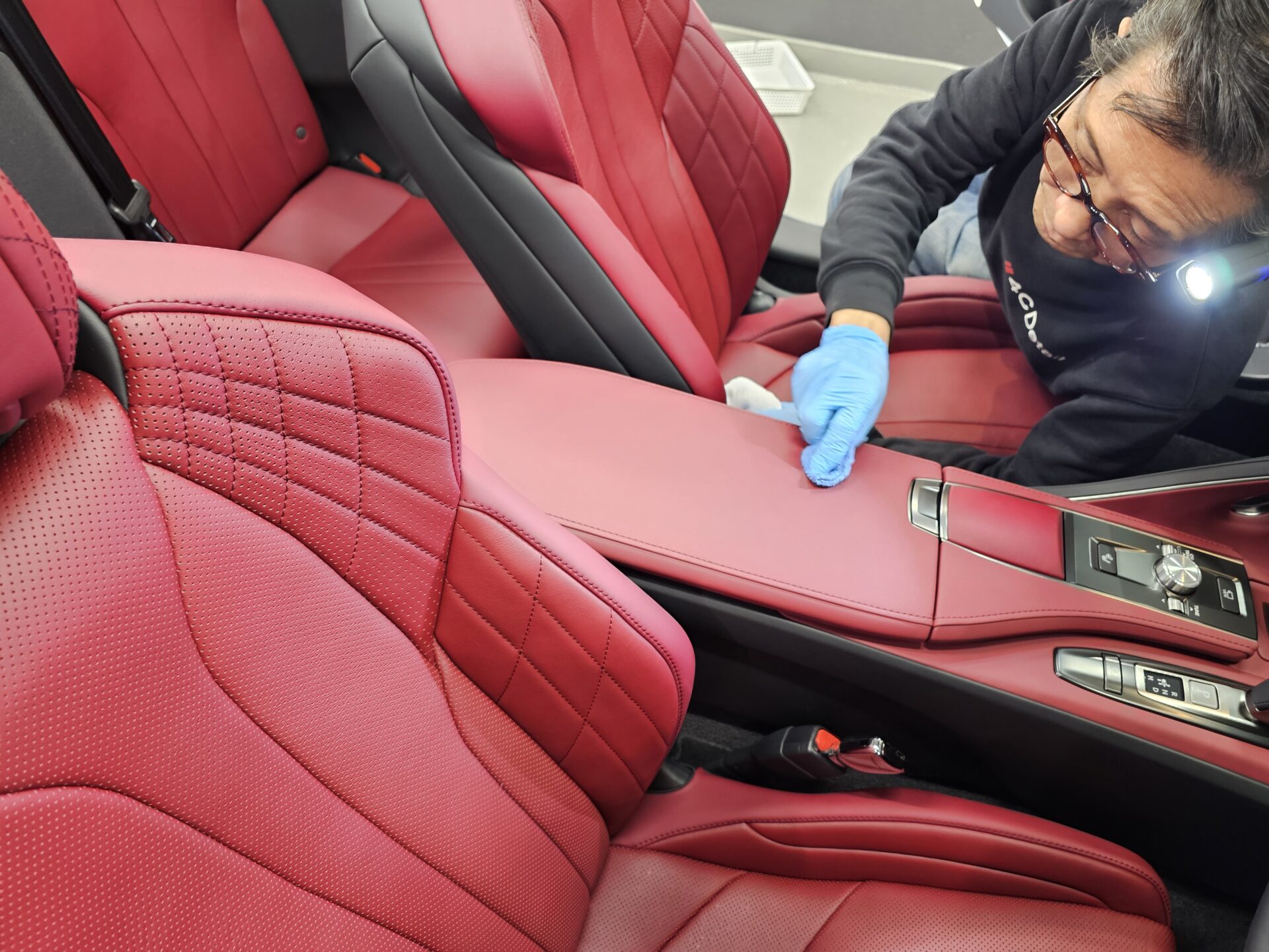 レクサスLC500コンバーチブル最終モデル レザーコーティング