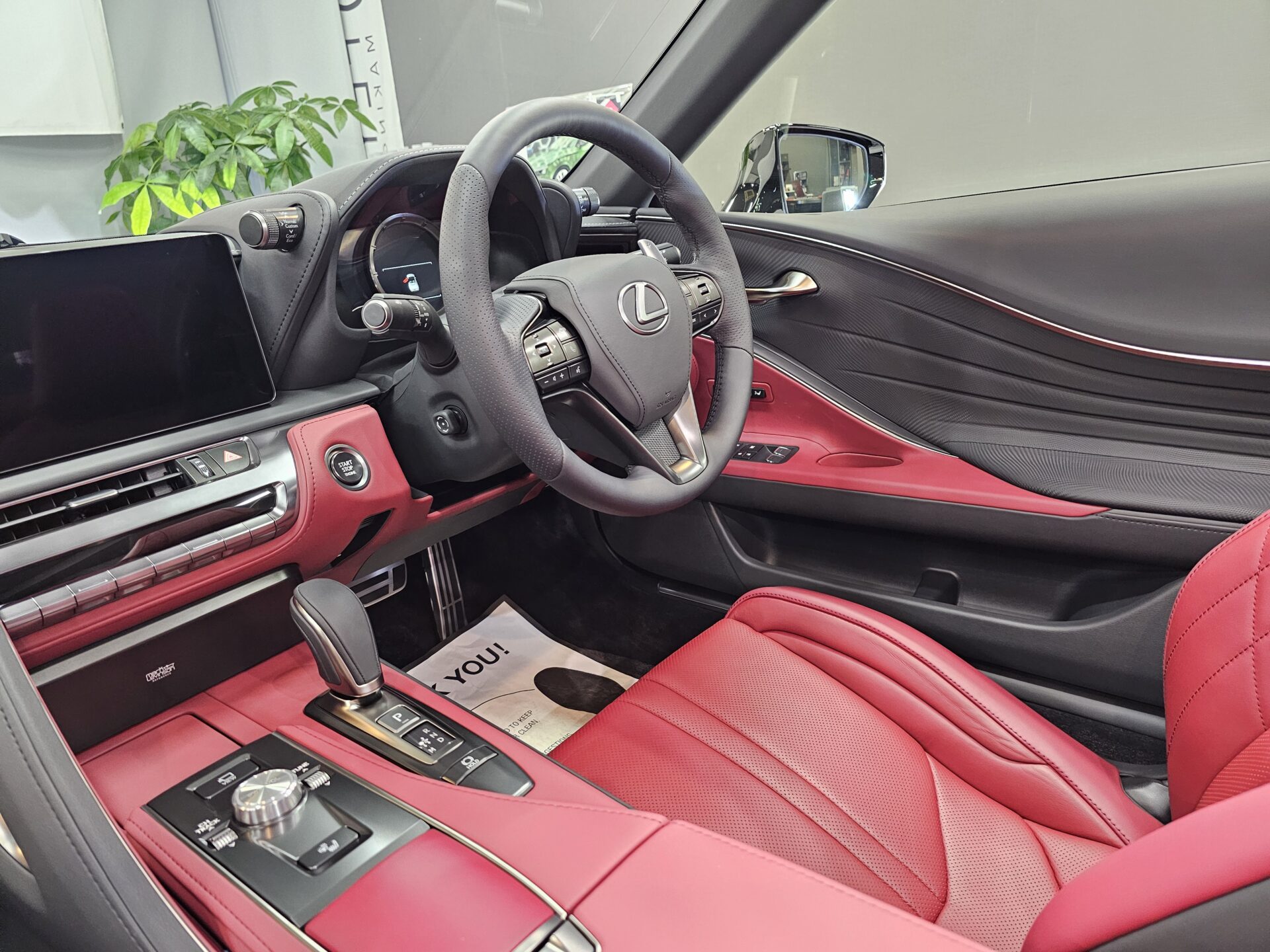 レクサスLC500コンバーチブル最終モデル レザーセラミックコーティング