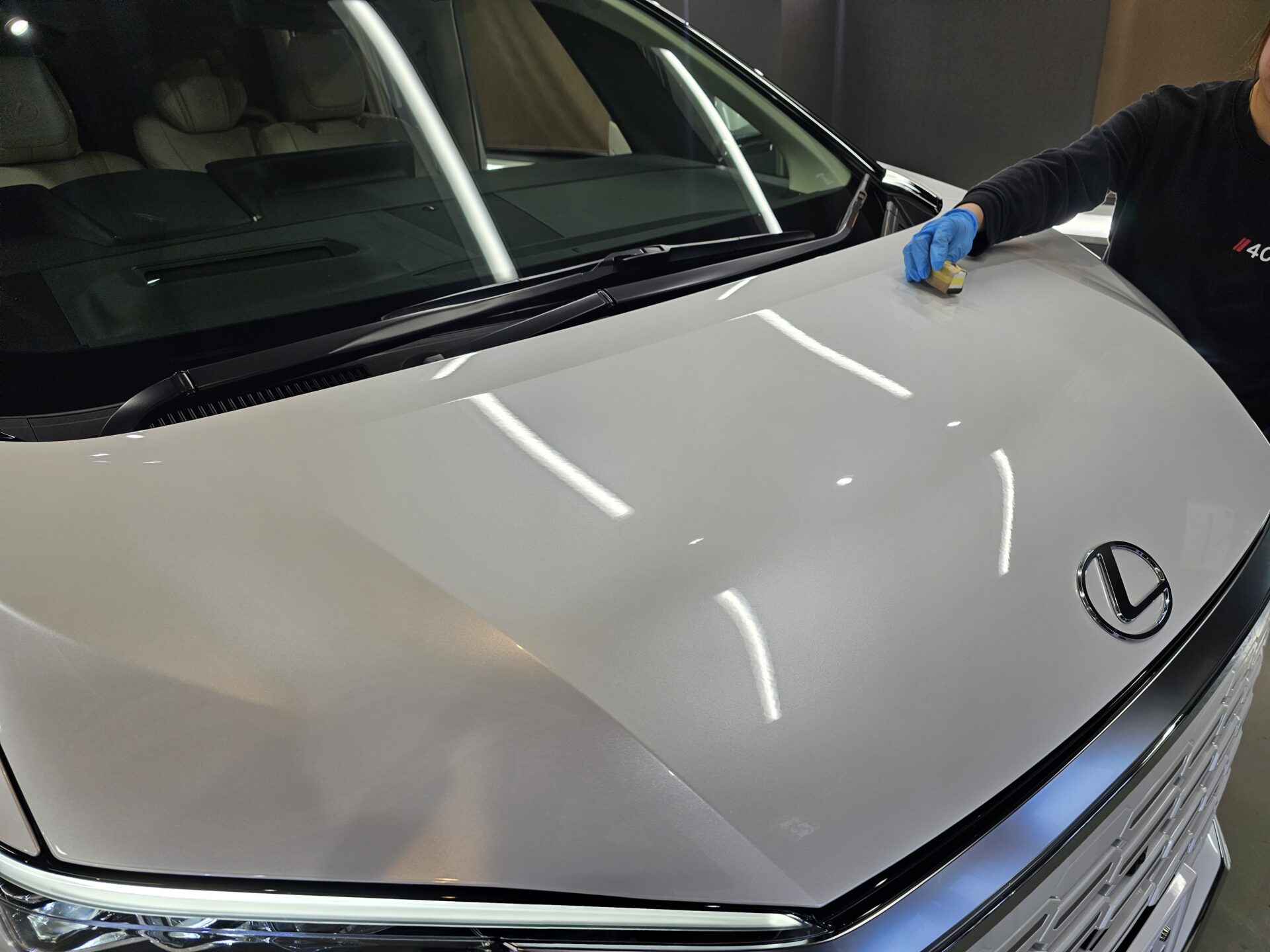 レクサスLM500hバージョンL GTECHNIQコーティング施工