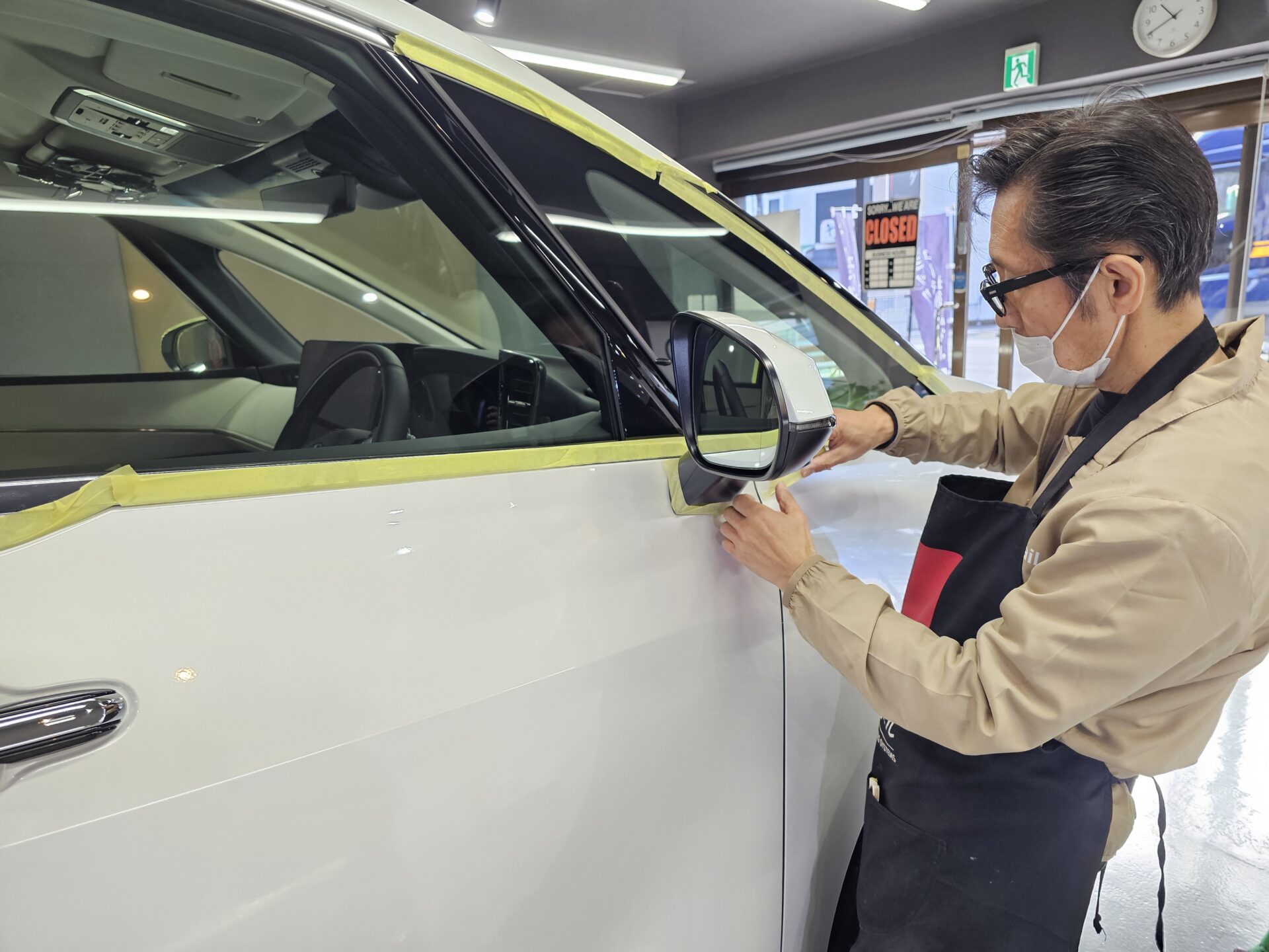 レクサスLM500hバージョンL マスキング