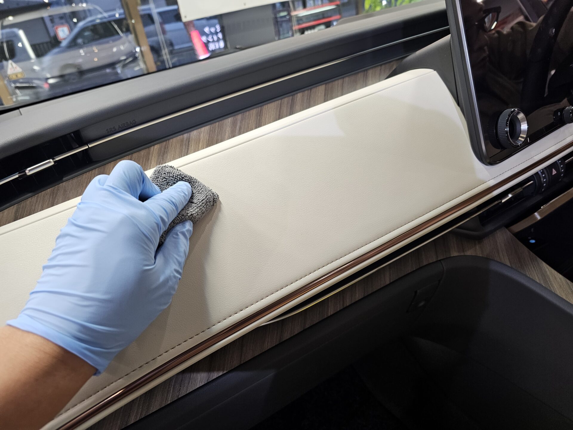 レクサスLM500hバージョンL レザーセラミックコーティング