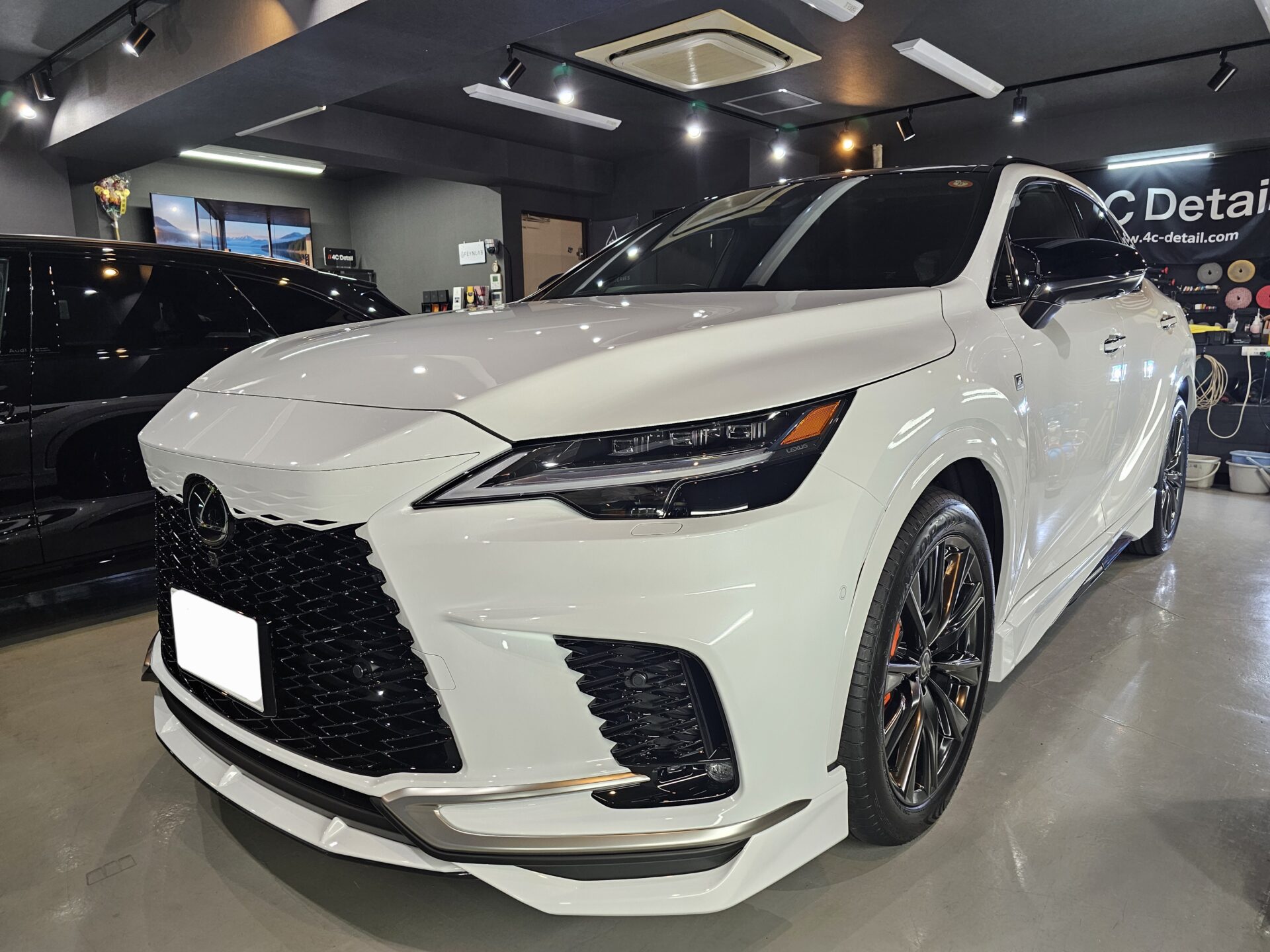 新車レクサスRX350(年次改良モデル)GTECHNIQセラミックコーティング外装フル施工 横浜市旭区