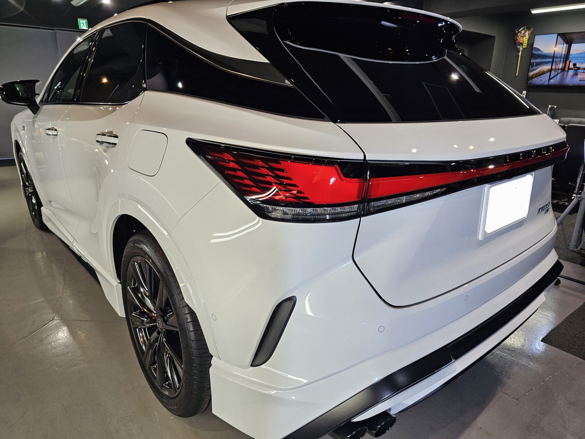 年次改良新型レクサスRX350 ジーテクニッククリスタルセラムブラックセラミックコーティング