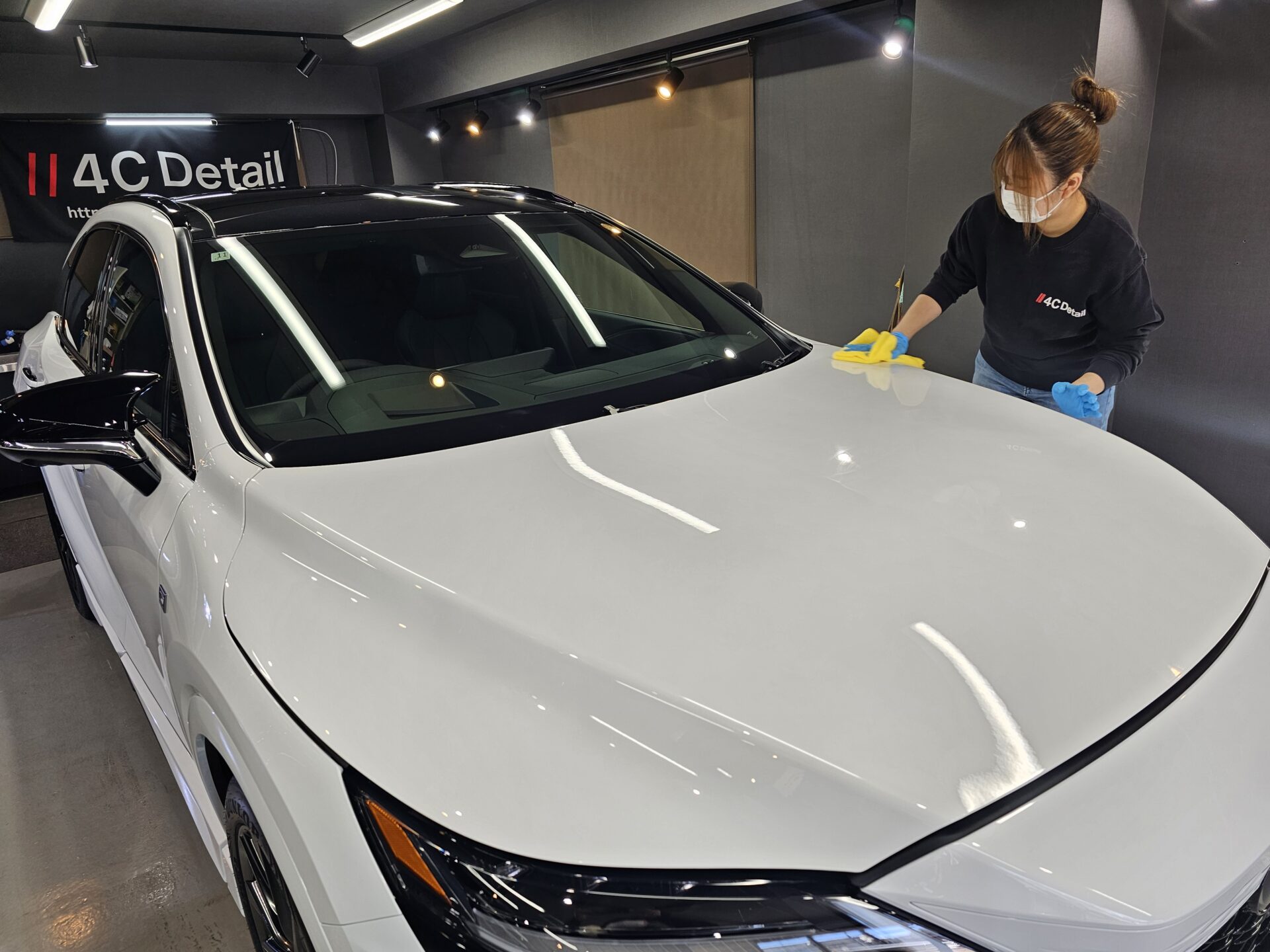 年次改良新型レクサスRX350 セラミックトップコート施工