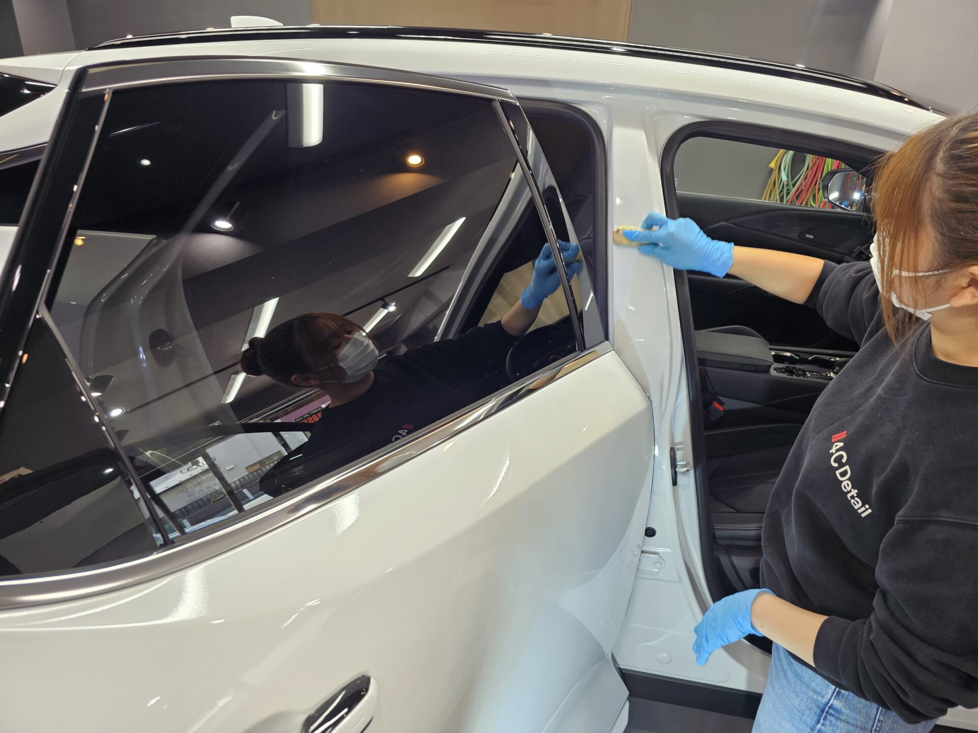 年次改良新型レクサスRX350 ドア内側コーティング