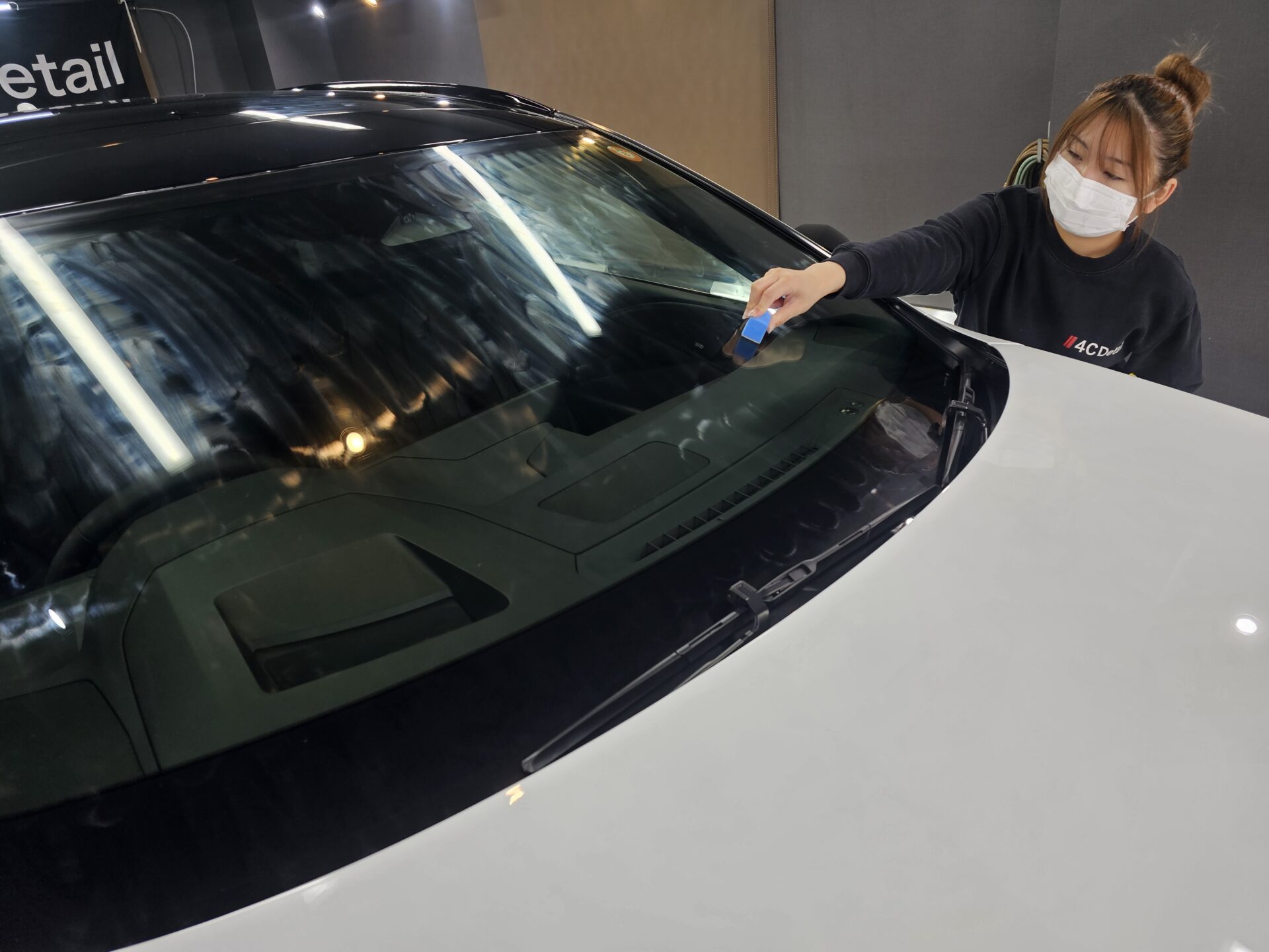 年次改良新型レクサスRX350 窓ガラスコーティング塗布