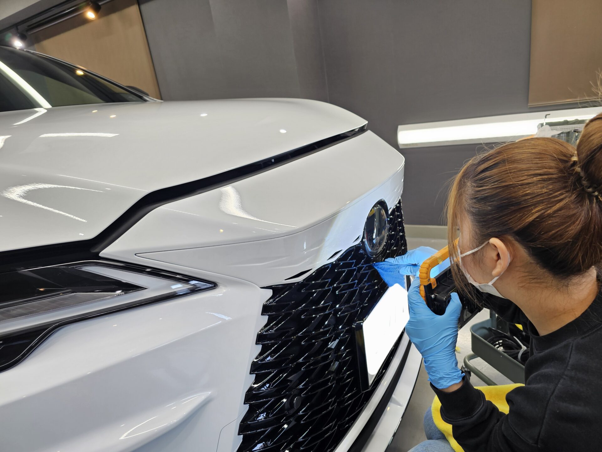 年次改良新型レクサスRX350 細部クリーニング