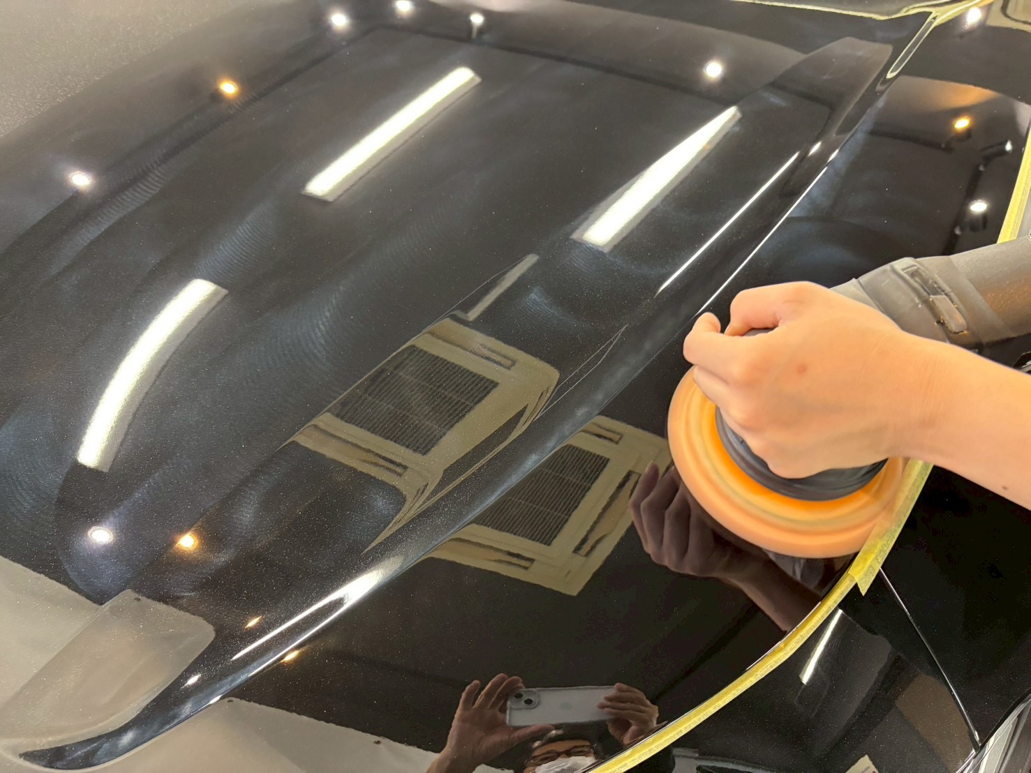 新型アウディA5アバント 新車 磨き 下地処理