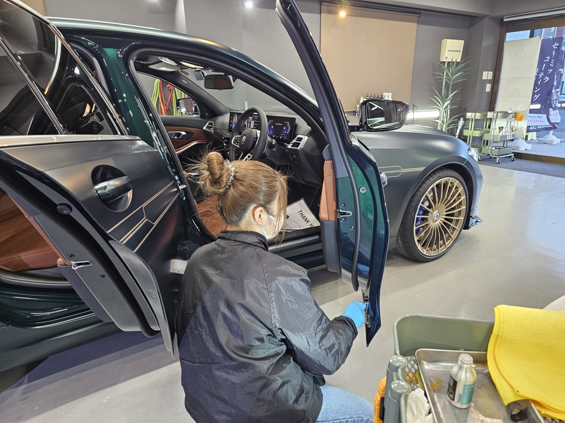 ALPINA B3GT アルピナ 新車 ドア内側コーティング