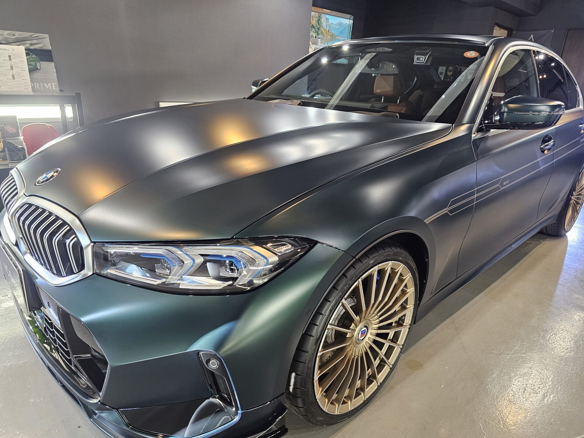 ALPINA B3GT アルピナ 新車 純正塗装をマット化するプロテクションフィルム