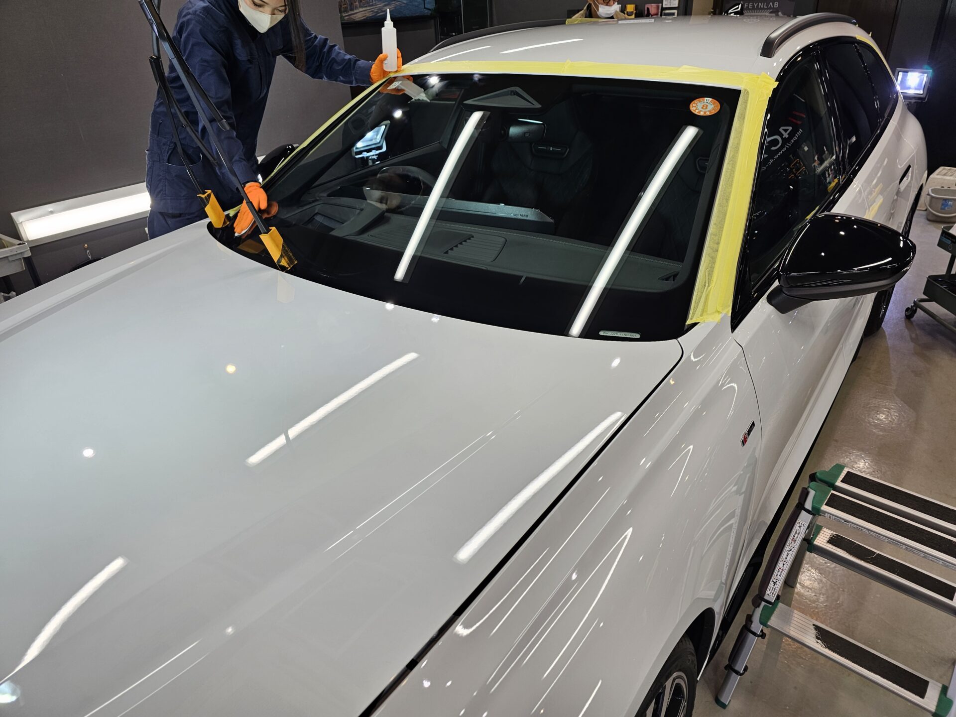 Audi A5Avant new スリックフロントガラスコーティング