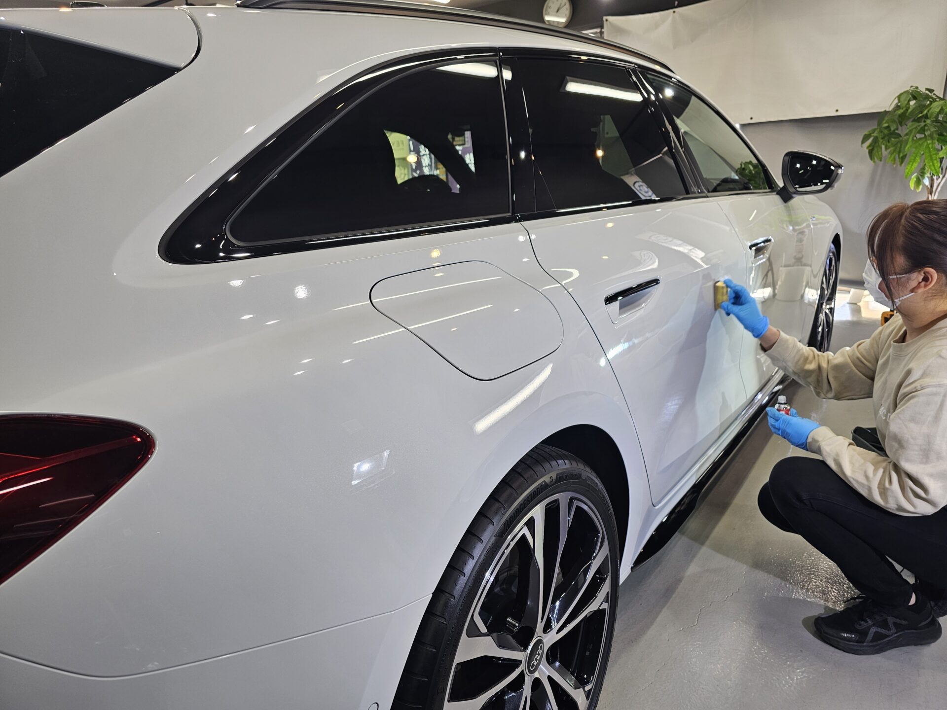 Audi A5Avant new セラミックコーティング施工