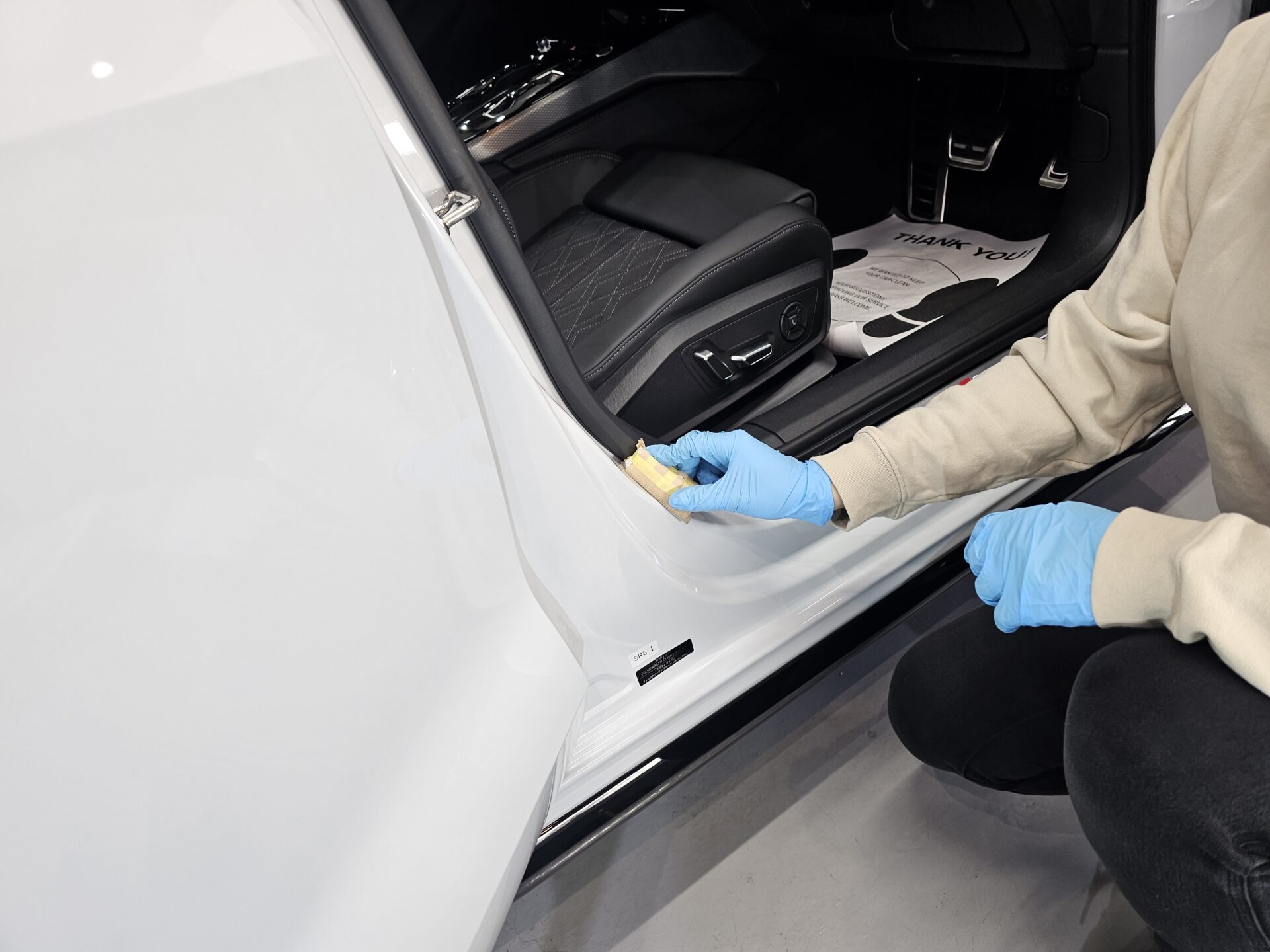 Audi A5Avant new ドア内側コーティング