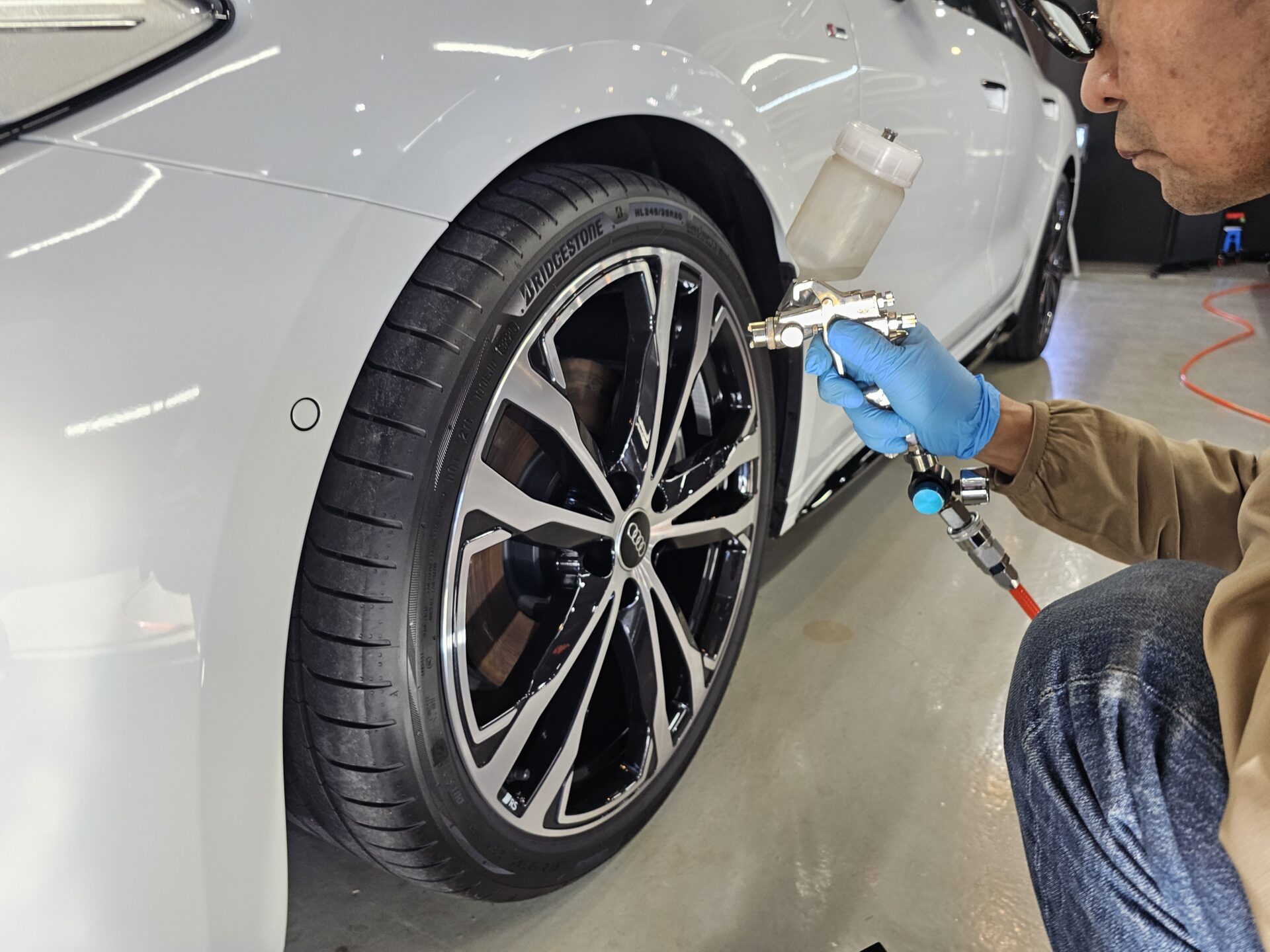 Audi A5Avant new ホイールコーティング施工