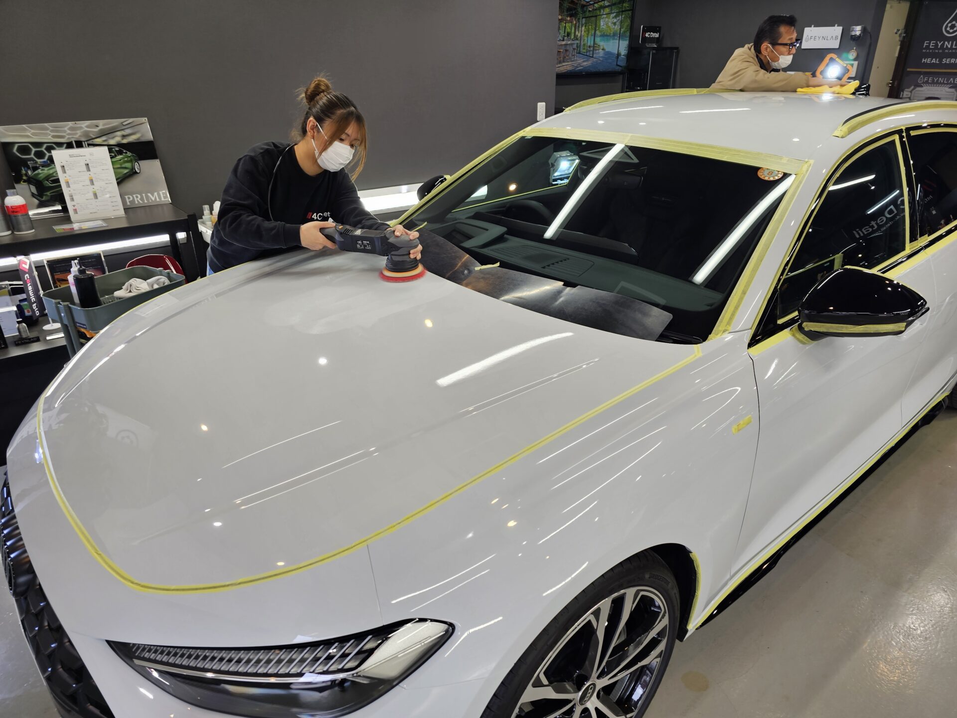 Audi A5Avant new 磨き 研磨 下地処理