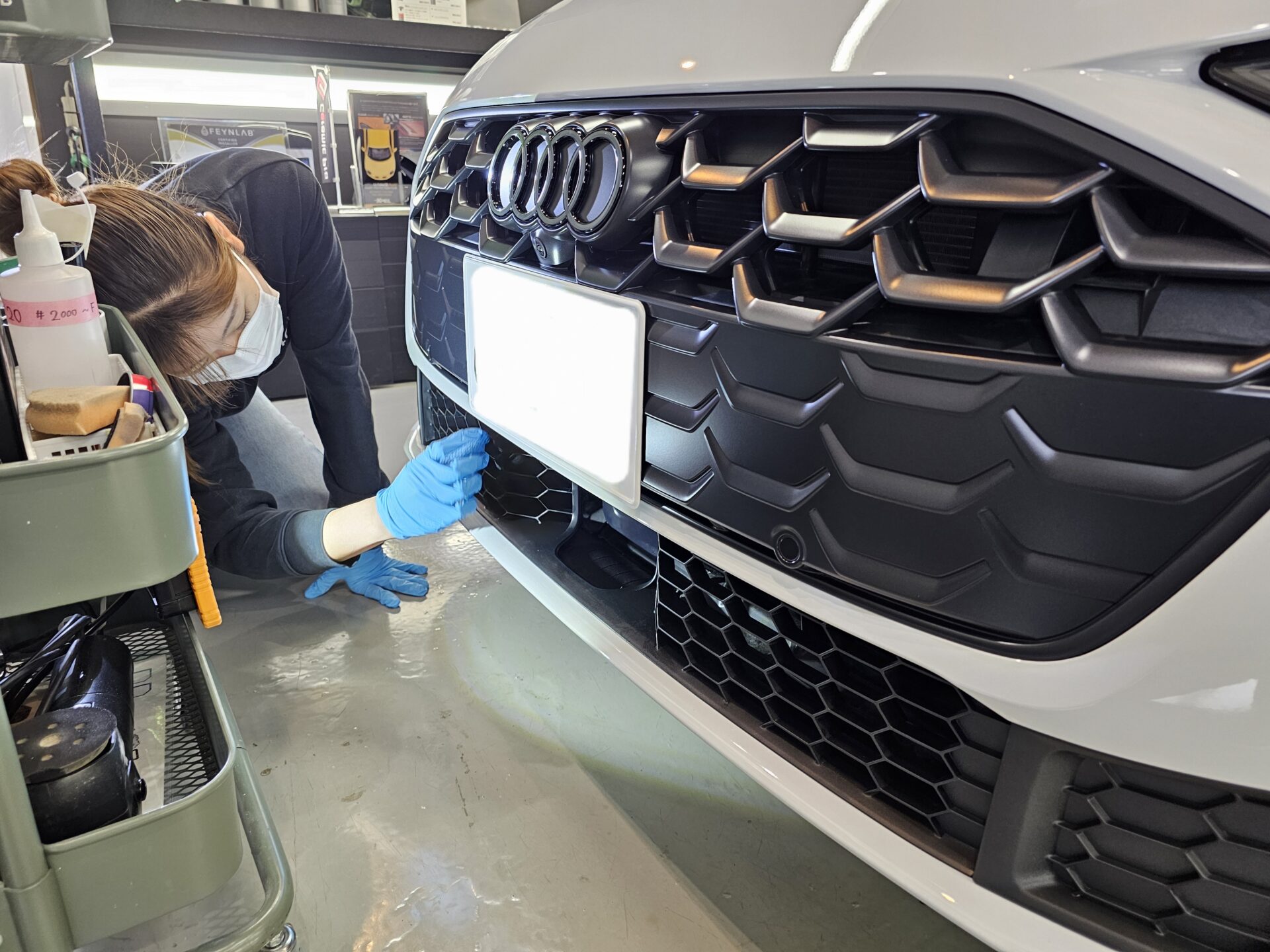 Audi A5Avant new 細部まで洗浄