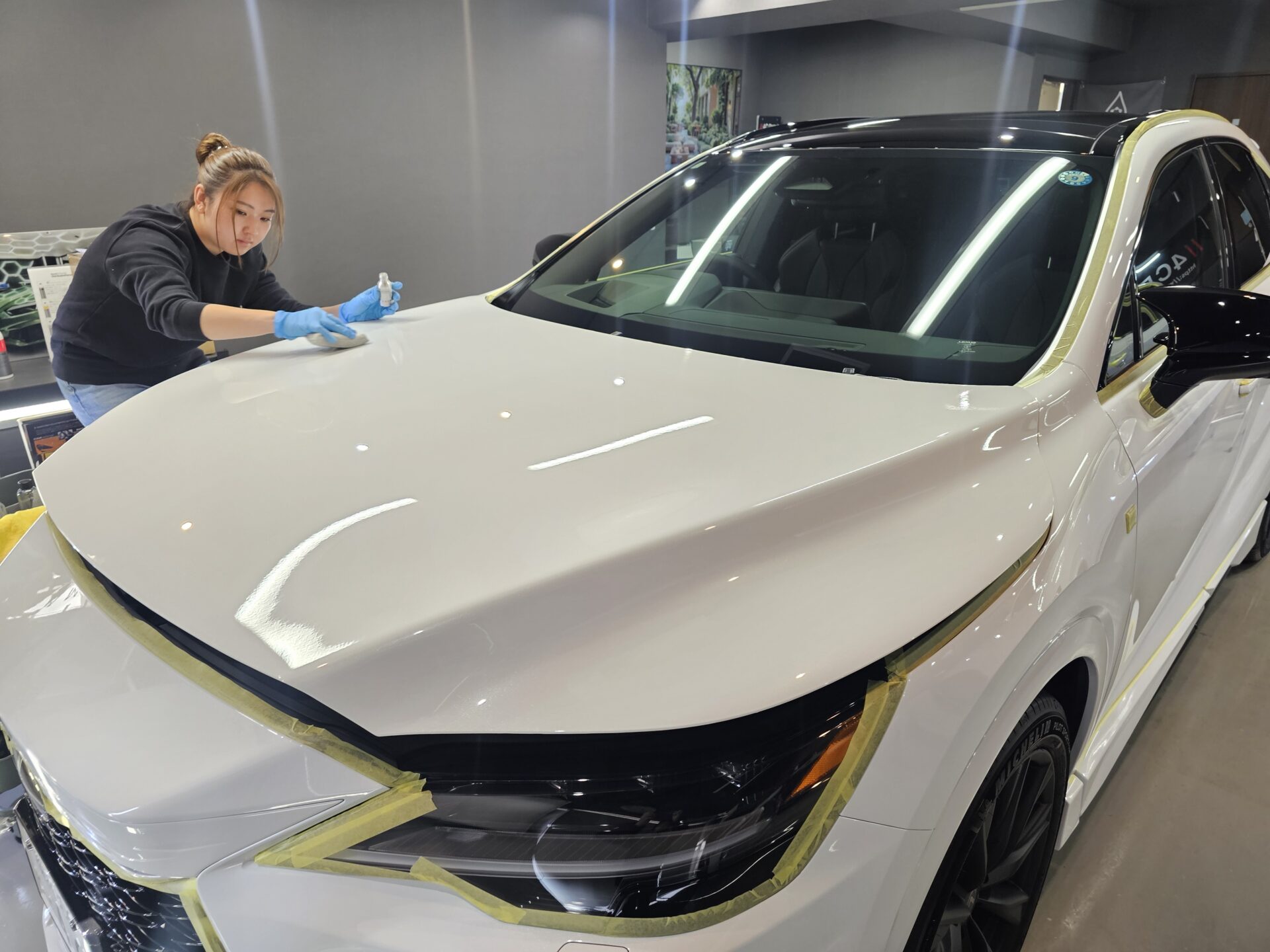 LEXUS RX500 FEYNLABヒールプラス塗布