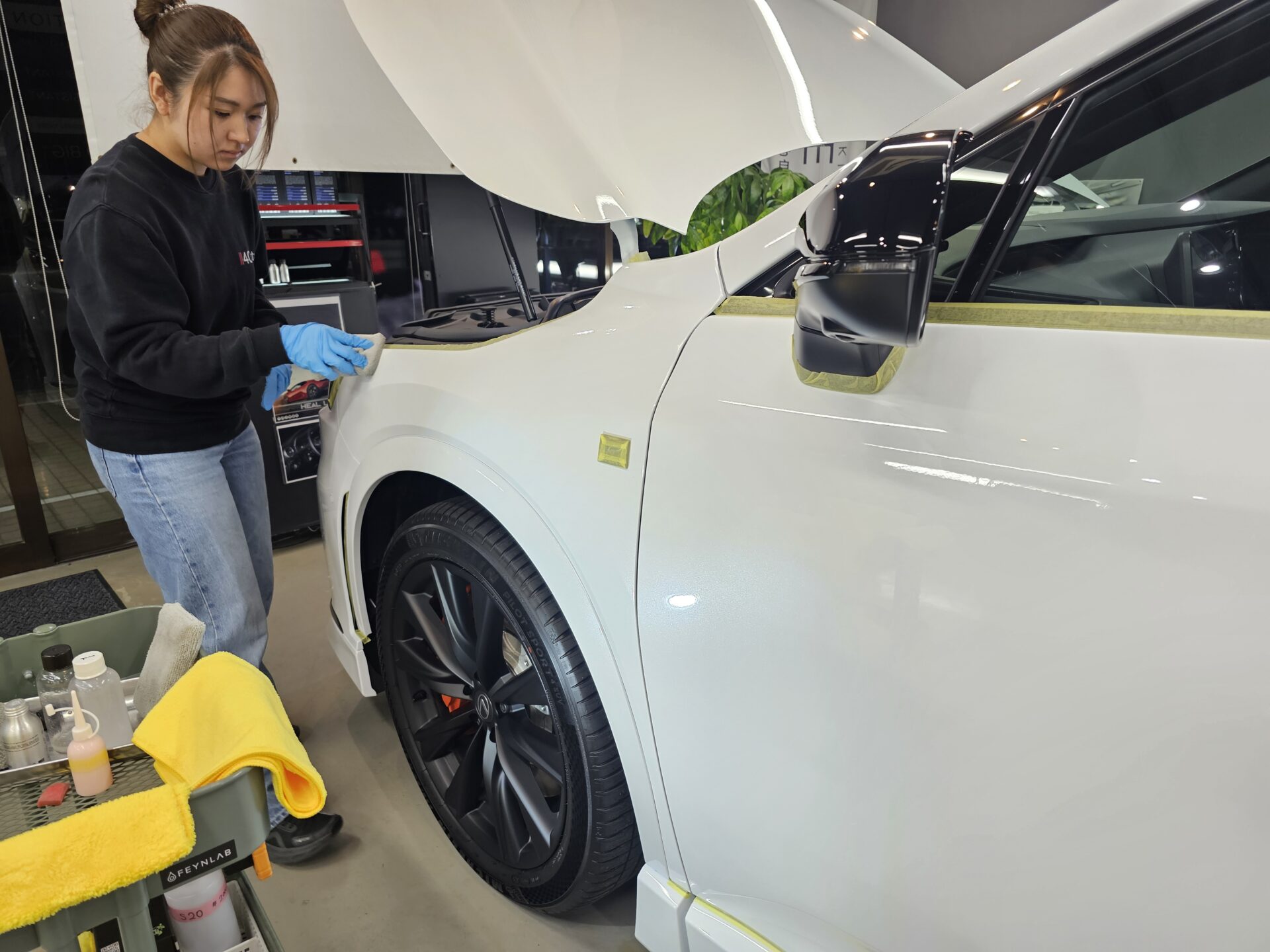 LEXUS RX500 FEYNLABヒールプラス施工風景