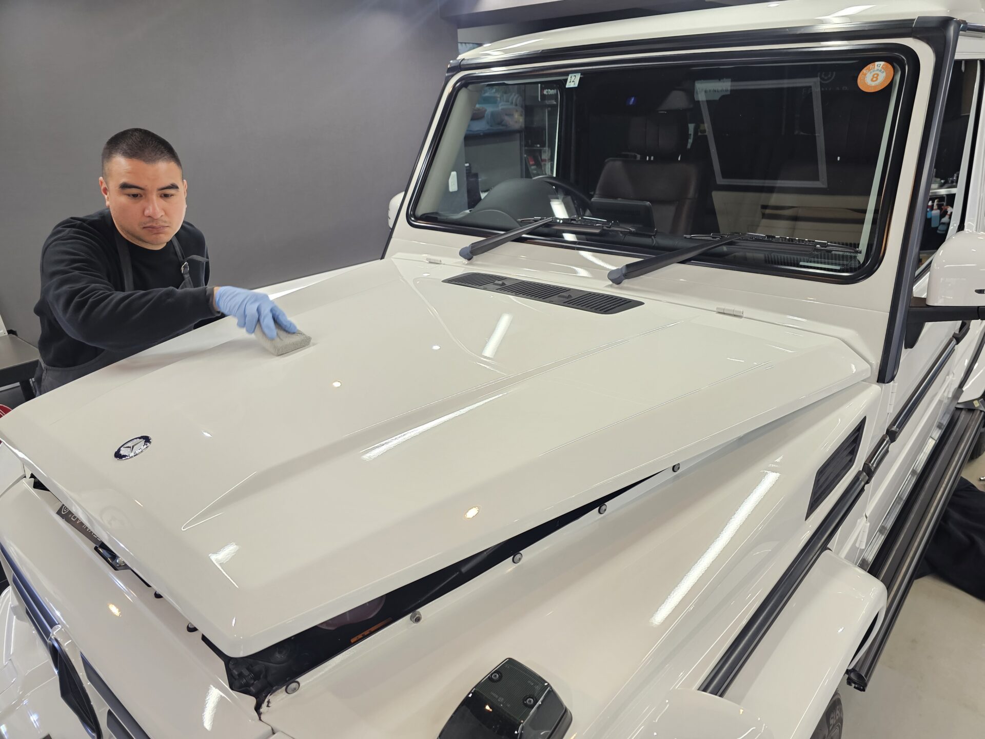 MB G350d(W463) コーティング作業