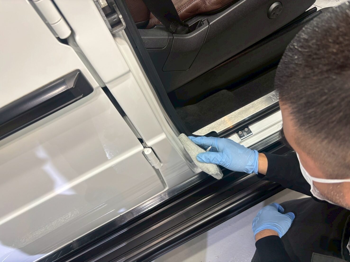 MB G350d(W463) ドア内側コーティング