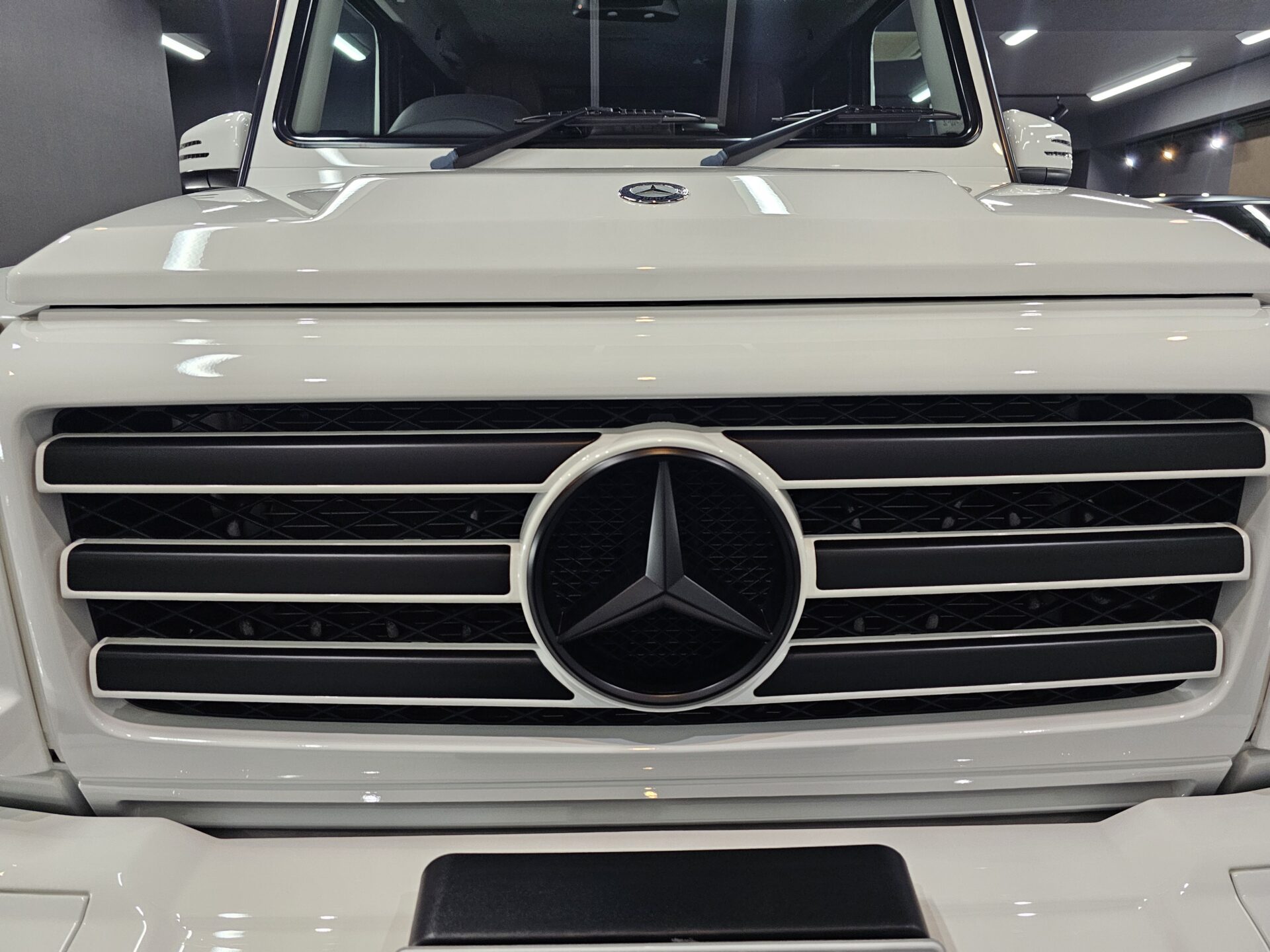 MB G350d(W463) フロントグリルラッピング