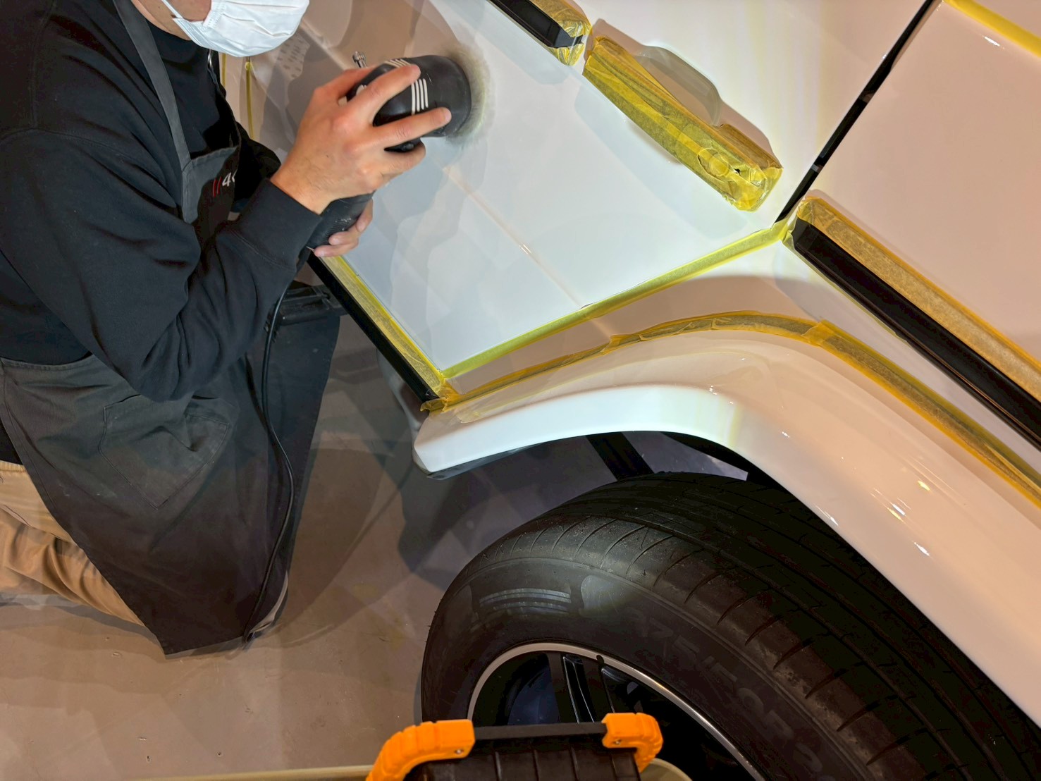 MB G350d(W463) 磨き 研磨