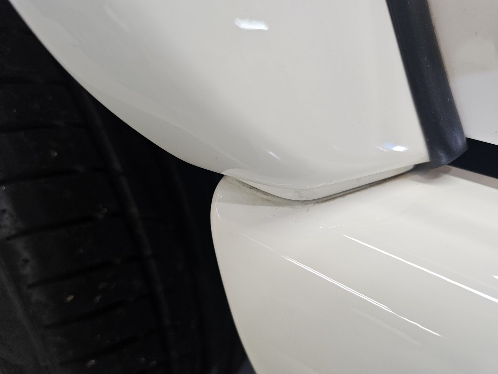 MB G350d(W463) 隙間黒ずみ汚れ 隙間汚れ