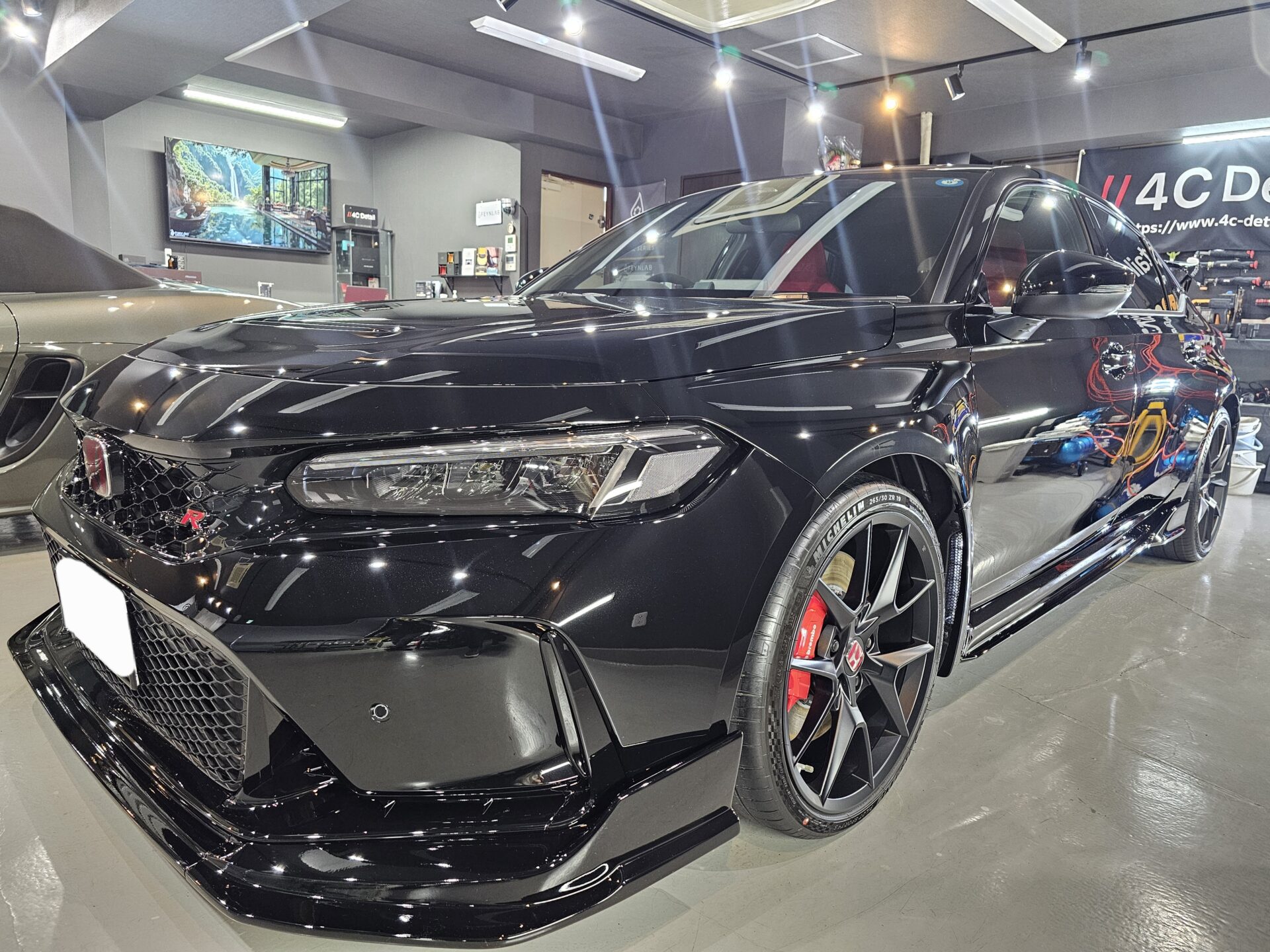 新車ホンダシビックタイプR(FL5) Servfacesコートウルティマセラミックコーティング他 横浜市保土ヶ谷区