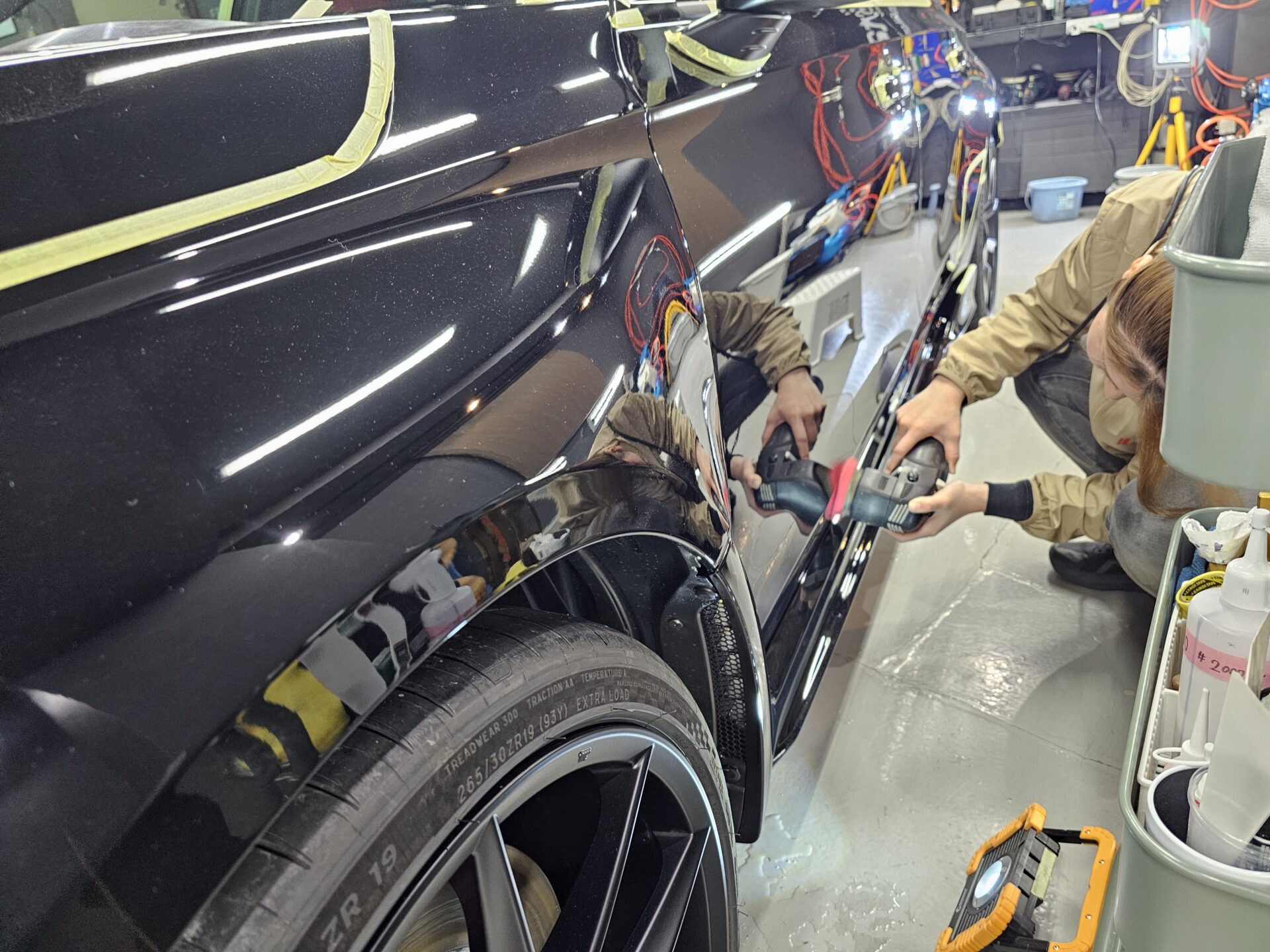 ホンダシビックタイプR FL5 研磨