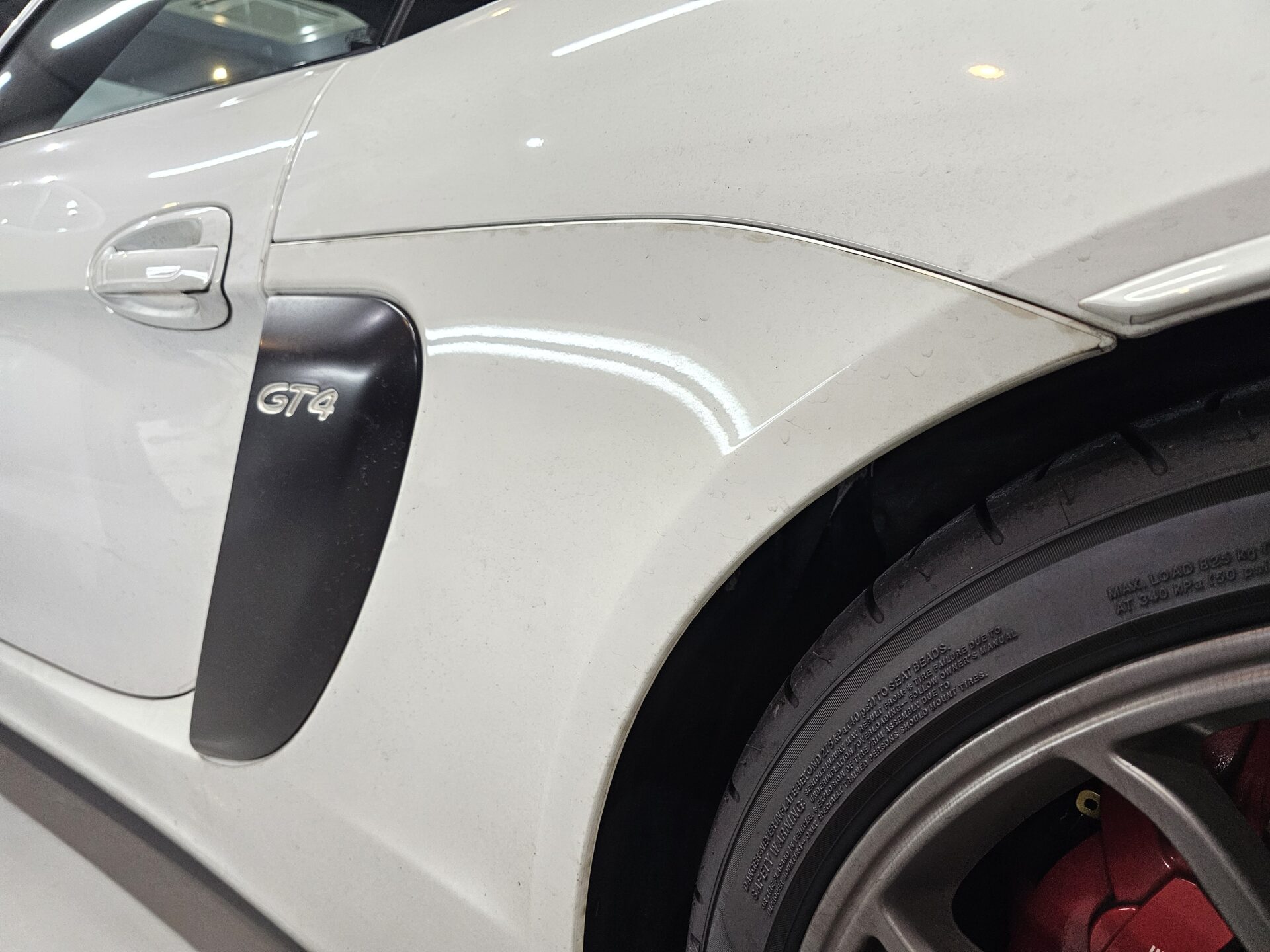 ポルシェ981ケイマンGT4 PPF汚い