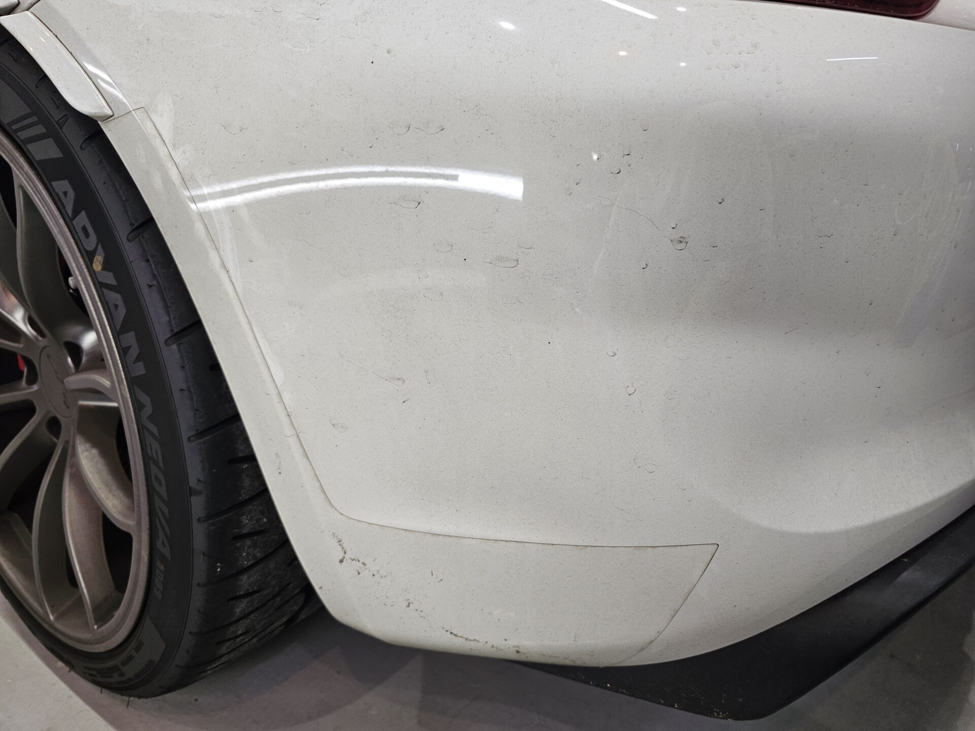 ポルシェ981ケイマンGT4 プロテクションフィルム汚い