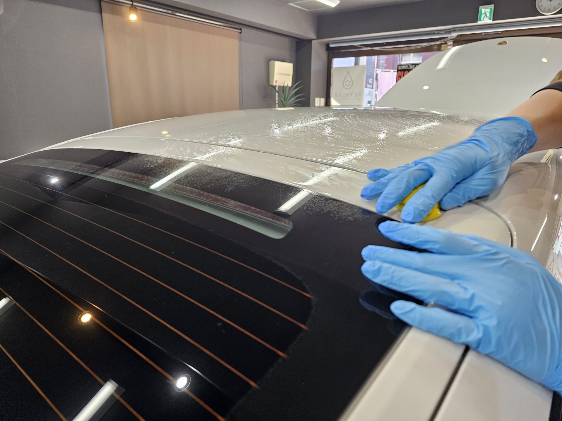 ポルシェ981ケイマンGT4 鉄粉除去